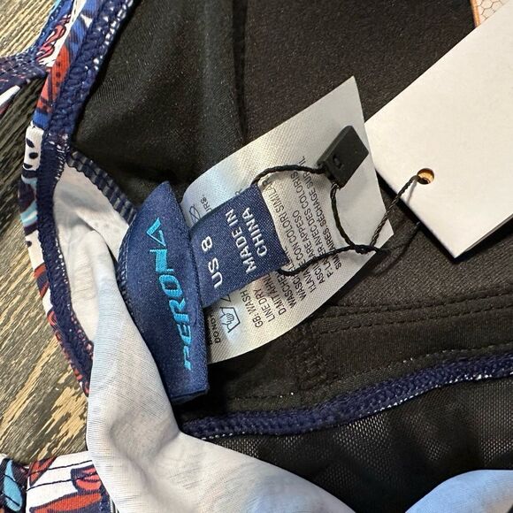 Perona paisley One Piece Tummy Control Swimsuit size 8 NWT - Picture 7 of 8